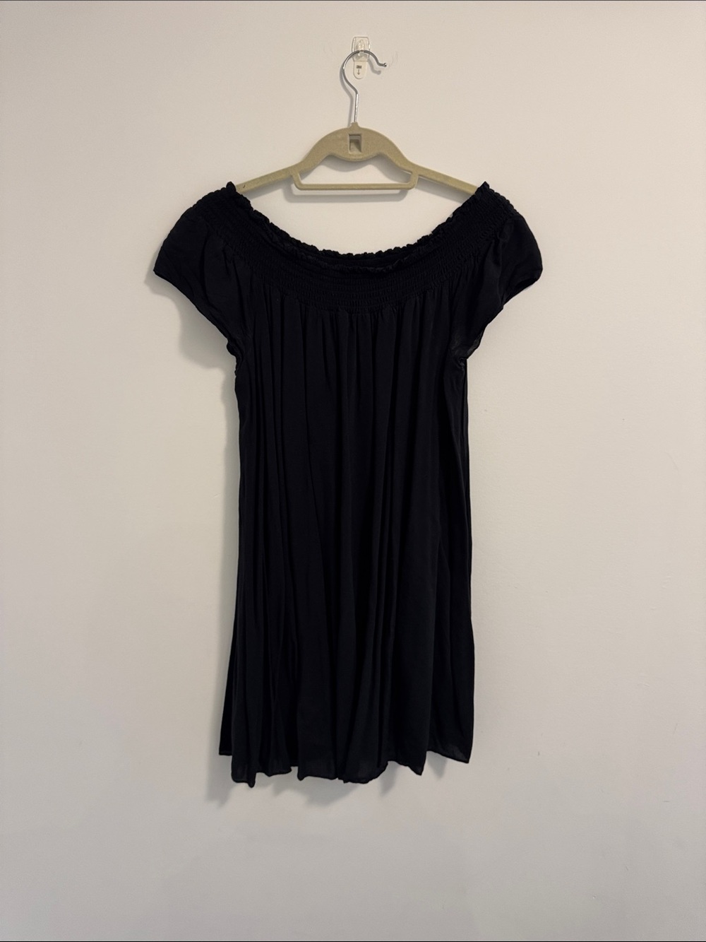 Talula Black Off-Shoulder Mini Dress